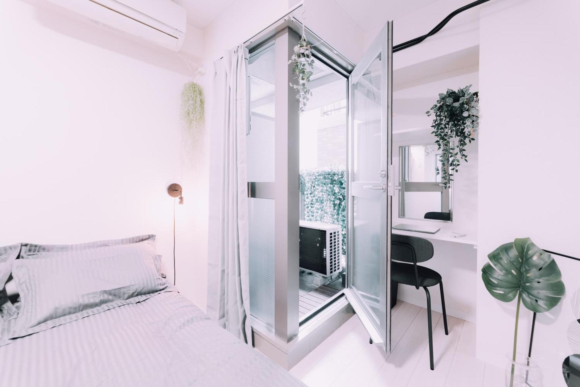 Appartement Minimalist Loft Namba Compact With A 24-hour Gym Ma902