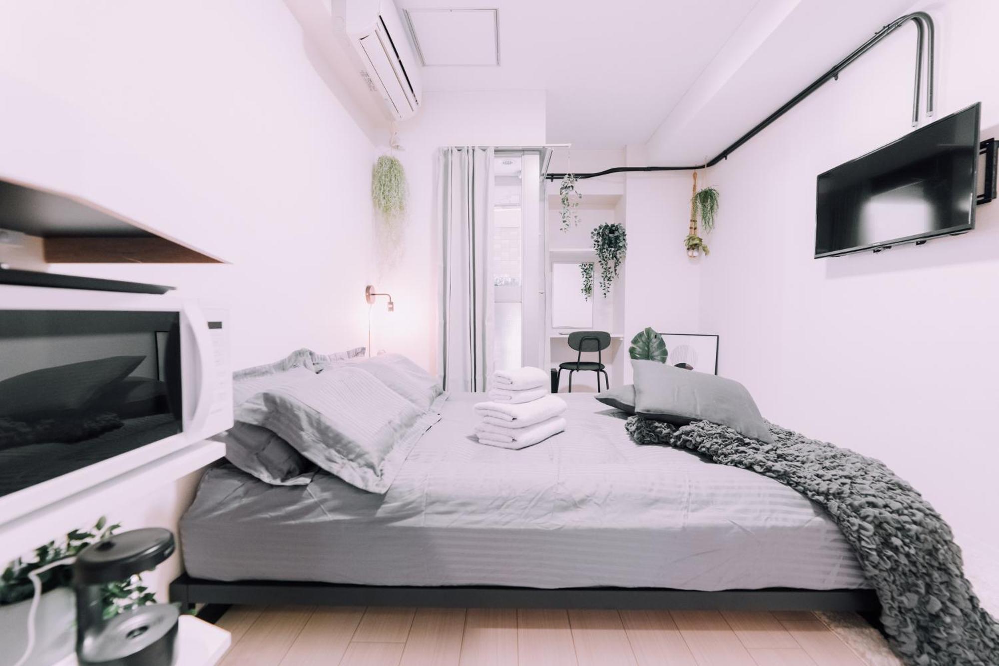 Minimalist Loft Namba Compact With A 24-hour Gym Ma902 Apartment Osaka