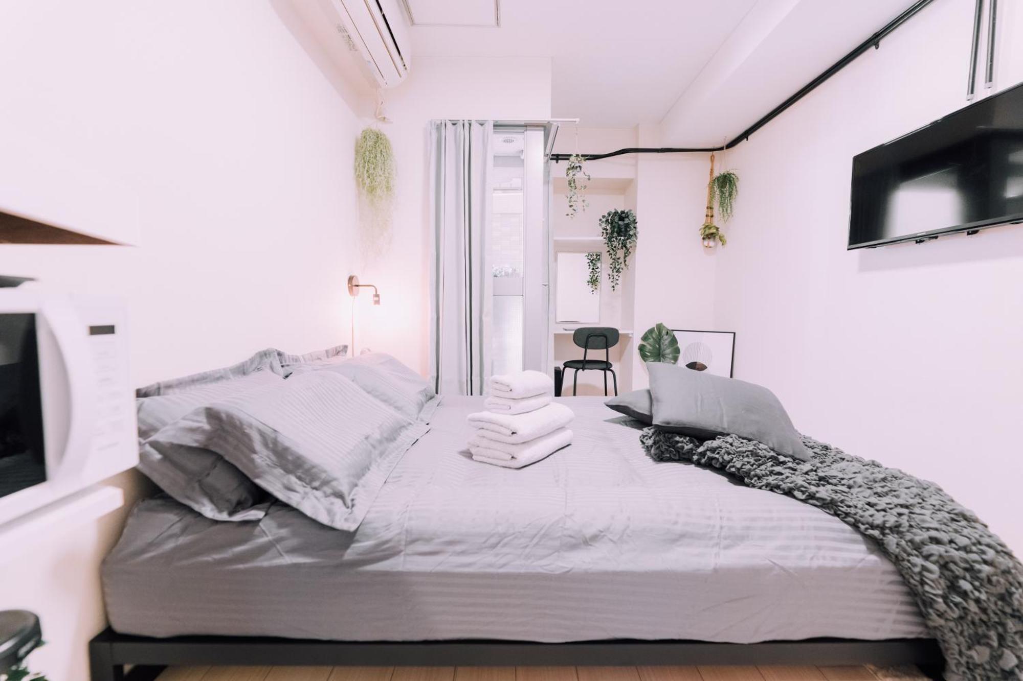 Minimalist Loft Namba Compact With A 24-hour Gym Ma902 Apartment *