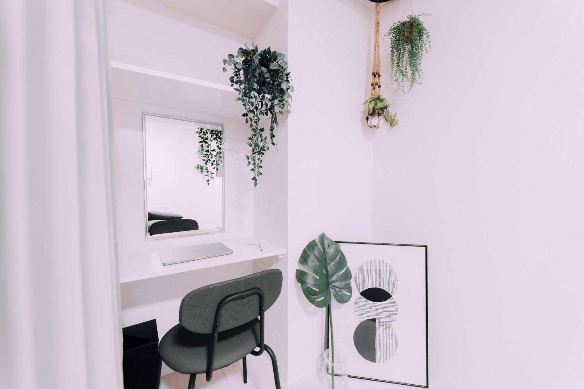 Apartment Minimalist Loft Namba Compact With A 24-hour Gym Ma902 *